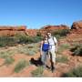 Australie - nous à Kings Canyon