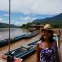 Laos - Traversée vers la grotte de Pak Ou