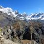 Népal - Vue du Thorong La (passe)