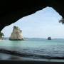 Nouvelle-Zélande - Cathedral Cove et ses falaises