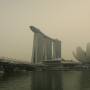 Singapour - Hotel Marina Bay Sands et un musée dans une fleur