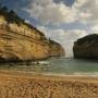 Australie - la plage où les survivants du naufrage se sont réfugiés...