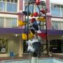 Nouvelle-Zélande - une fontaine qui nous a beaucoup intrigués, sur Cuba Street