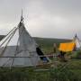 Mongolie - Notre tipi pour 2 nuits