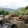 Cambodge - Baignade aux chutes de Tek  Chhou