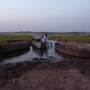Burkina Faso - Port de pêcha, port de plaisance au lever du soleil