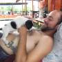 Laos - moment calin