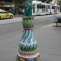 Australie - Les très colorés lampadaires de Swanston Street