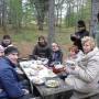 Russie - Au menum, salade et soupe de poisson fraichement peche du matin 