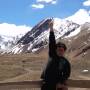 Argentine - Djo qui touche les Andes