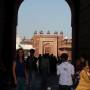 Inde - Fatehpur Sikri - vue depuis la porte sublime