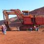 Australie - Mine de fer de Rio Tinto, le 18/07/2011.