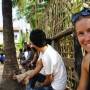 Cambodge - En train de regarder un match de Volley dans la campagne cambodgienne