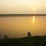 Cambodge - Coucher de soleil sur le Mekong