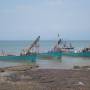 Cambodge - Bateaux de pecheurs a Kep