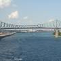 Canada - Le pont Jacques Cartier sur le St Laurent