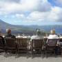 Indonésie - Petit restaurant avec vue sur le Gunung Batur...