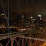 USA - Vues de Brooklyn Bridge la nuit 