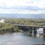 Russie - Krasnoiarsk. Traversée du fleuve Ienisseï..