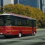 USA - Ils ont recupere les anciennes rames de tramway pour en faire des bus. Sympa et original